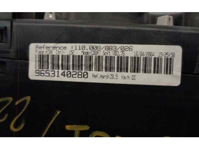 Přístrojová deska  Peugeot 607 2004 9653140280, 110008883026  