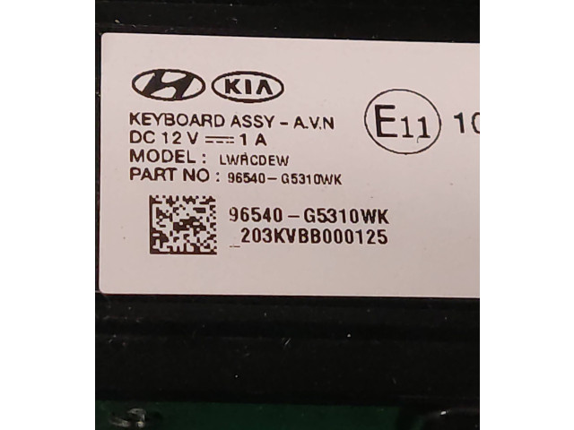 Zpětné zrcátko  KIA Niro 2021  96540G5310WK, 203TVBB000125  