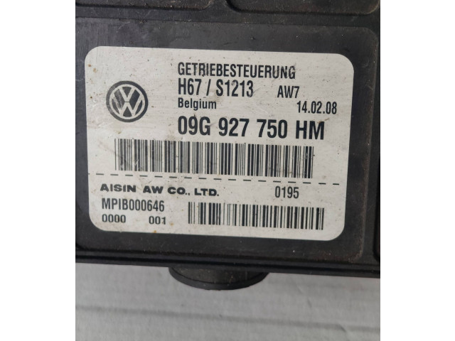 Блок управления коробкой передач 09G927750HM, MPJB000646   Skoda Fabia Mk2 (5J)