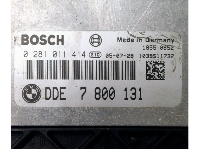 Řídící jednotka 7800131, 0281011414   BMW X5 E53 2005