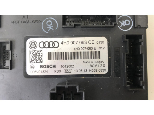 Блок комфорта 4H0907063CE, 4H0907063E   Audi A6 S6 C7 4G   