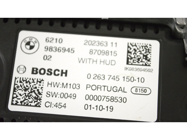 Přístrojová deska  BMW 3 G20 G21 2019 9435548, 9836945  