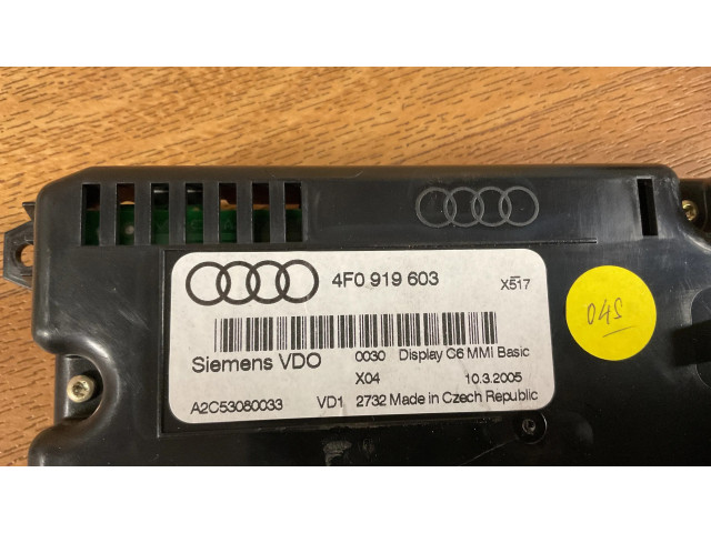 Дисплей    4F0919603, 1032005   Audi A6 S6 C6 4F