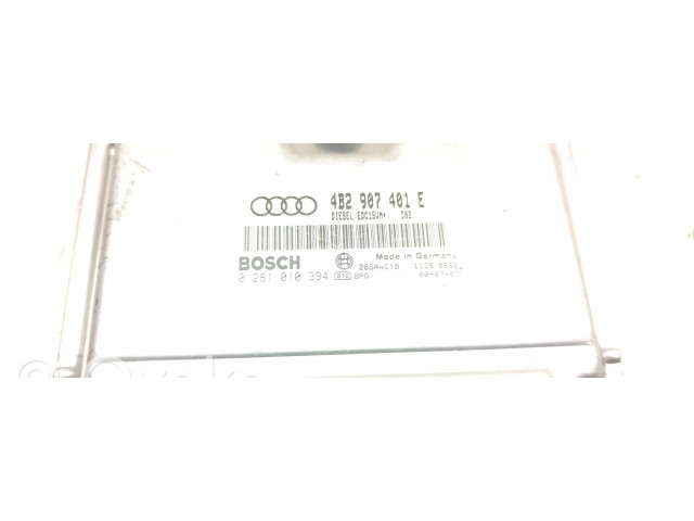 Блок управления двигателя 4B2907401E, 28SA4019   Audi A6 S6 C5 4B