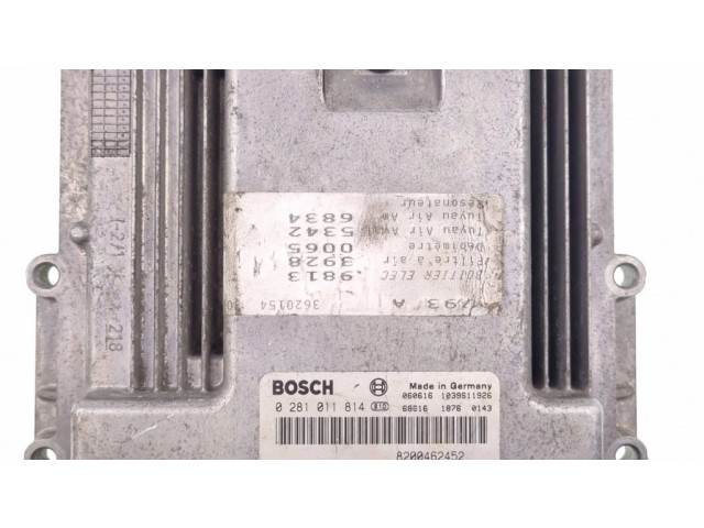Řídící jednotka 8200462452, 0281011814   Renault Megane II 2007