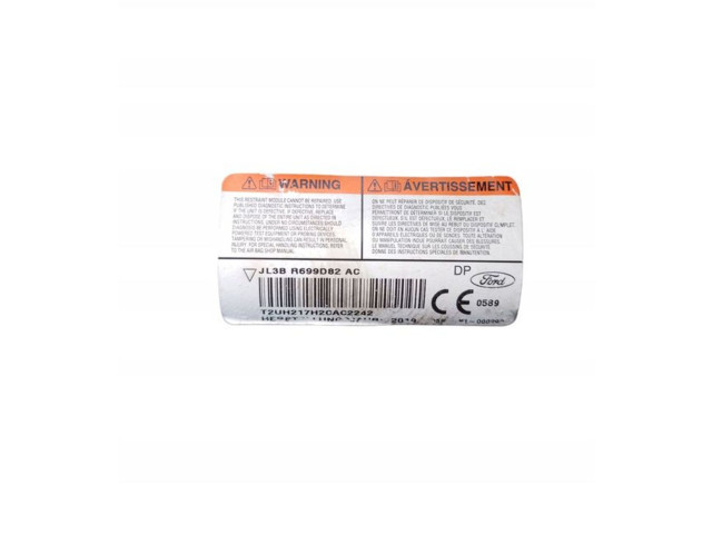Подушка безопасности пассажира JL3BR699D82AC   Ford F150