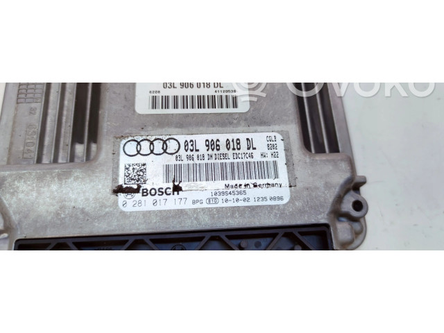 Блок управления двигателя 03L906018DL   Audi Q5 SQ5