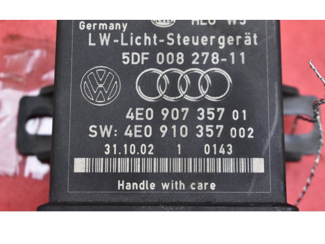 Блок управления двигателем ECU 4E0907357, 4E0907357   Audi A8 S8 D3 4E