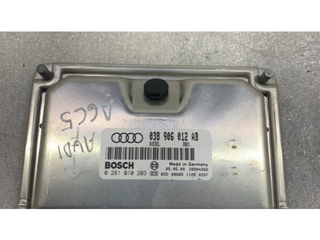 Блок управления двигателя 038906012AB, 0281010203   Audi A6 S6 C5 4B