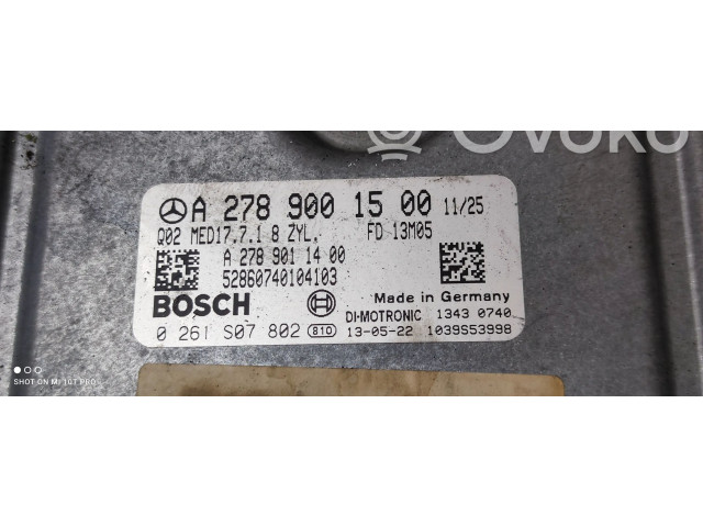 Řídící jednotka A2789001500   Mercedes-Benz CLS C218 X218 2016