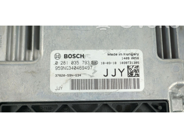Řídící jednotka 0281035793, 3782059NG34   Honda Civic X 2018