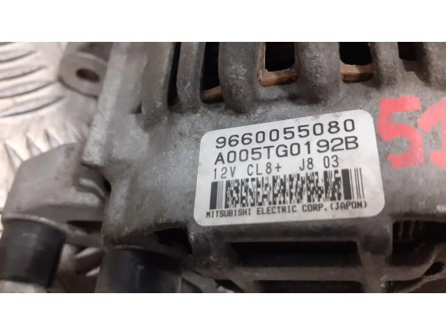 Генератор 9660055080, A005TG0192B   Citroen C3 1.4     