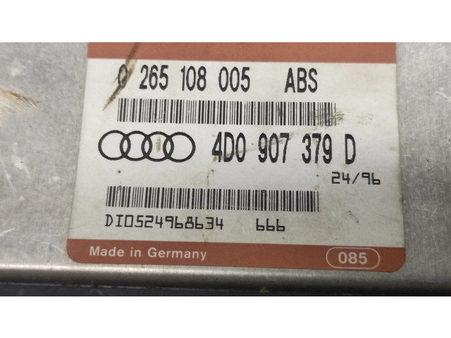 Блок управления двигателя 4D0907379D, 0265108005   Audi A6 S6 C4 4A