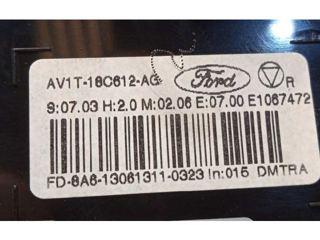 Блок управления климат-контролем AV1T18C612AG, 1901282   Ford B-MAX