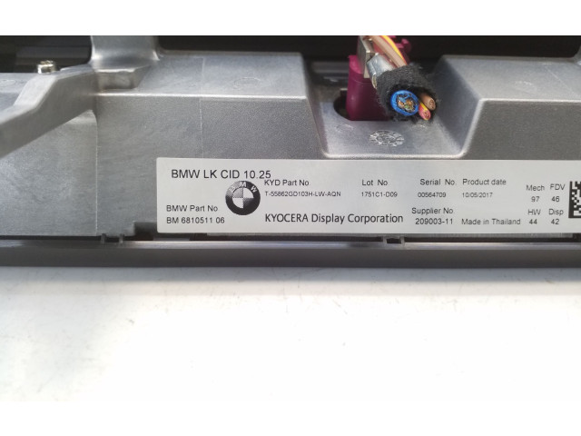 Дисплей    681051106, 6810511   BMW 5 G30 G31