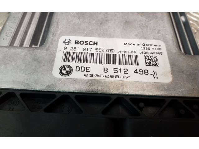Řídící jednotka 0281017550, 8512498   BMW 1 E81 E87 2009