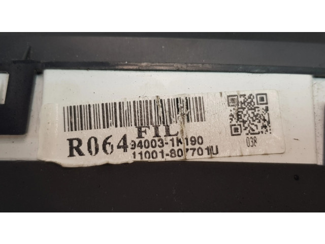 Панель приборов 940031K190, 11001807701U   Hyundai ix20       