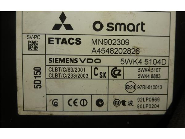 Блок предохранителей A4548202826, MN902309   Smart ForFour I    