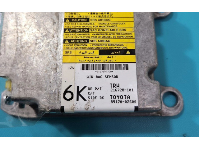 Блок подушек безопасности 89170-02600, IMPRK1365696   Toyota Corolla E140 E150