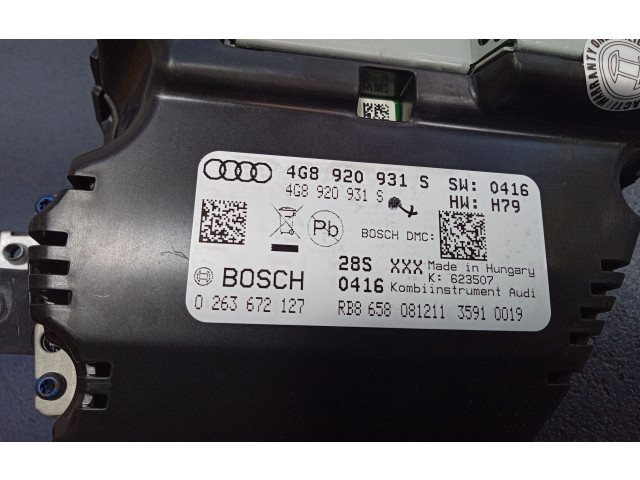 Přístrojová deska  Audi A6 Allroad C7 2012 4G8920931S, 4G8920931S  
