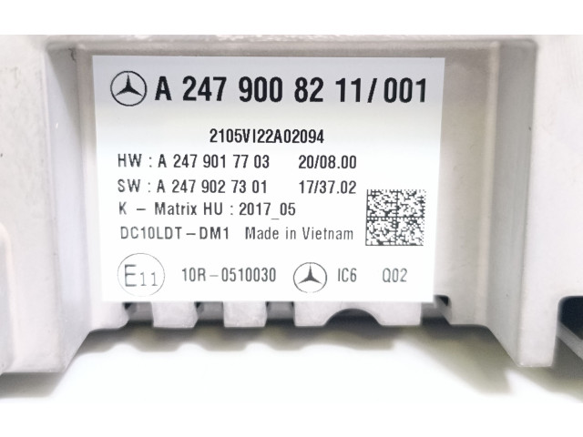 Панель приборов A2479008211, A2479017703   Mercedes-Benz EQC       