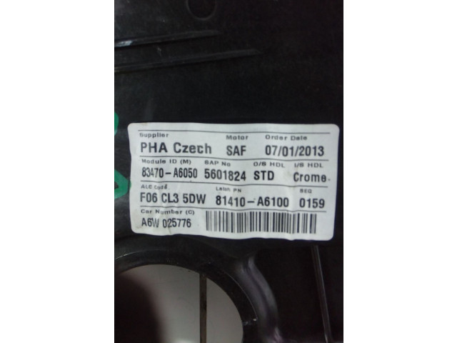 Передний двигатель механизма для подъема окон 83471A6010, 83450A6010   Hyundai i30       