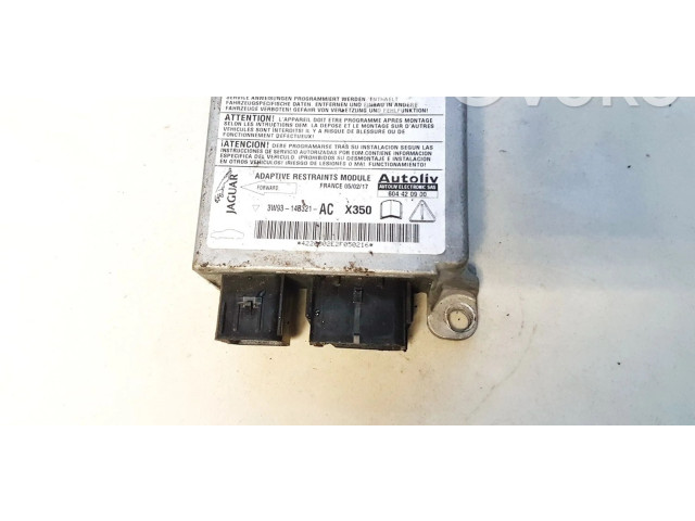Блок подушек безопасности 3w9314b321ac, 3w93-14b321-ac   Jaguar XJ X350