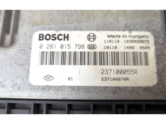 Řídící jednotka 0281015798, 237100055R   Renault Scenic III -  Grand scenic III 2011