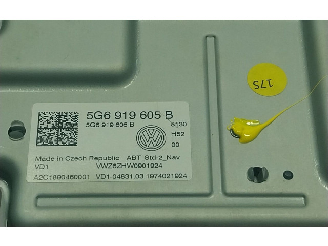 Экран дисплея вверх 5G6919605B, 5G6919605B   Volkswagen Golf SportWagen       