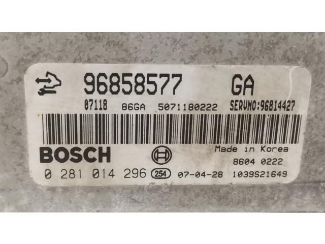 Řídící jednotka 96858577, 96814427   Chevrolet Captiva 2008