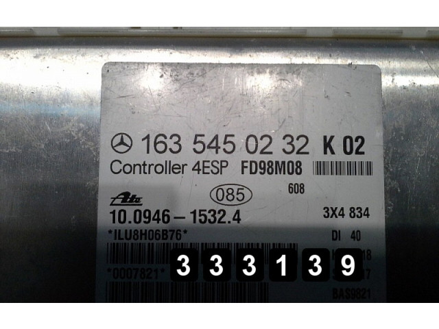 Блок управления двигателя 1635450232   Mercedes-Benz ML W163