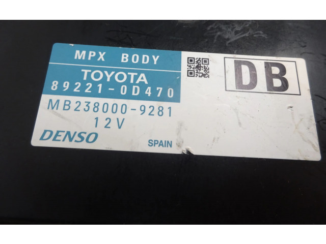 Блок управления 89221-OD470   Toyota Yaris