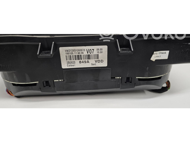 Панель приборов 110080199014   Volkswagen PASSAT B5.5       