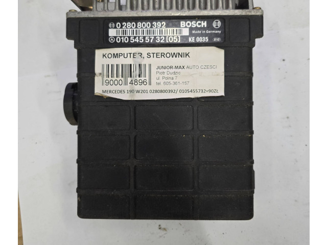 Блок управления двигателя 0105455732, 0280800392   Mercedes-Benz 190 W201
