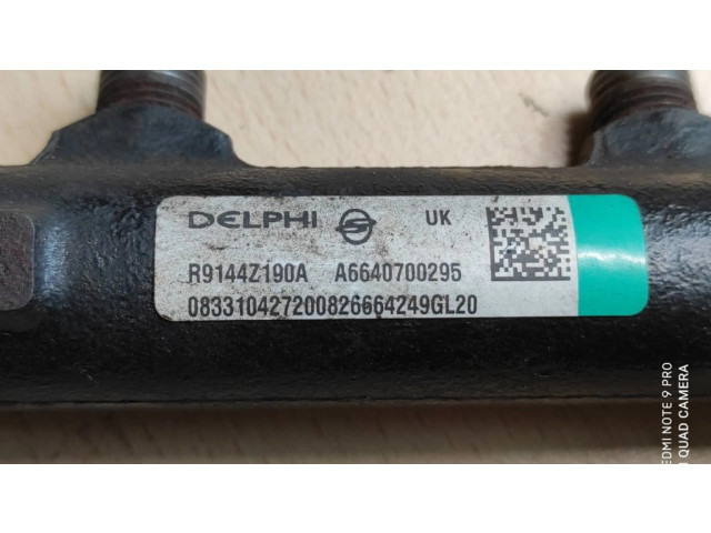 Топливная рампа A6640700295, R9144Z1905A   SsangYong Actyon 2.0 