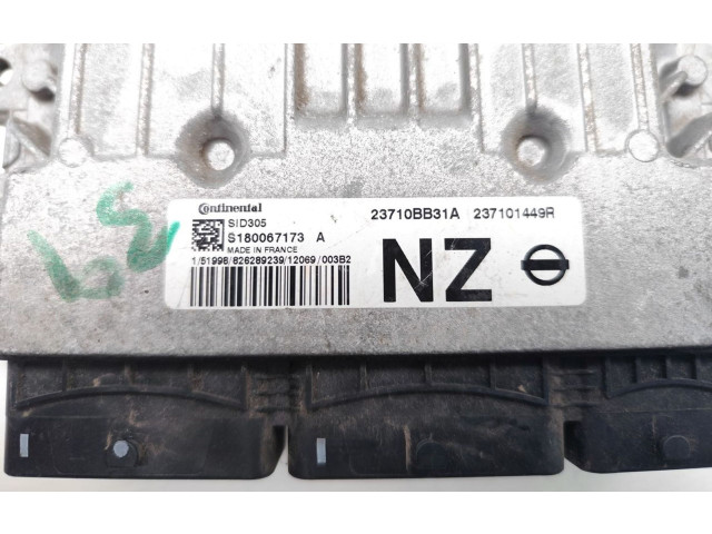 Řídící jednotka 23710BB31A, 237101449R   Nissan Qashqai 2012