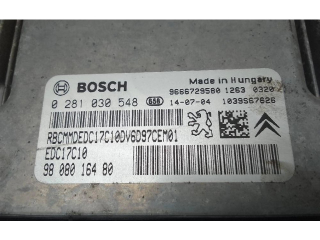 Řídící jednotka 9808016480   Peugeot 308 2007