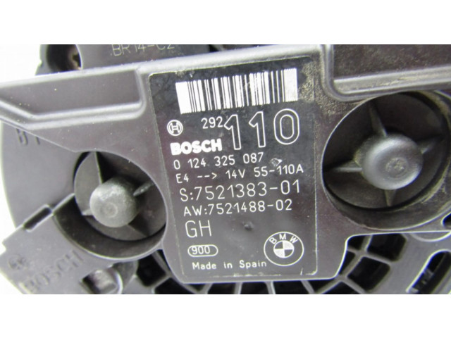 Генератор 0124325087   BMW 3 E46 1.8     