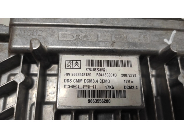 Řídící jednotka 2728LB627815781, HW9663548180   Peugeot 407 2006