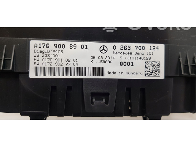 Přístrojová deska  Mercedes-Benz A W176 2012 A1769008901, A1729027704  