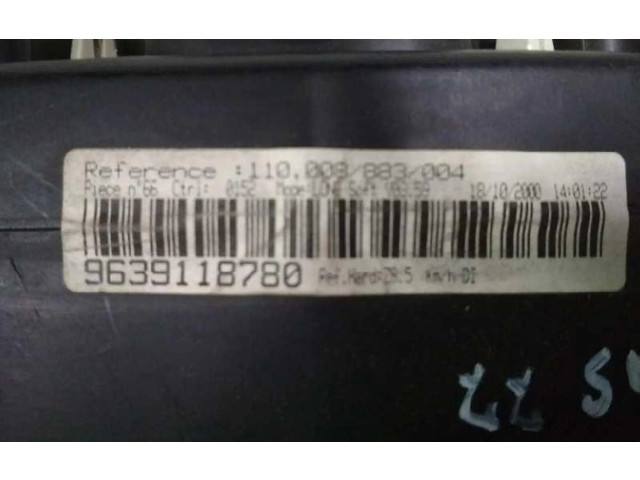 Přístrojová deska  Peugeot 607 2000 9639118780, 0090059  