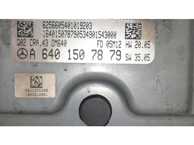 Řídící jednotka A6401507879, 0281013028   Mercedes-Benz B W245 2006