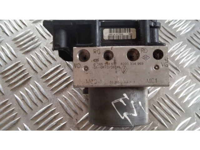 Jednotka ABS 0265231516, 8200334969   Renault Clio III 2011