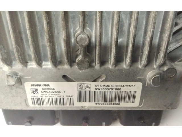 Блок управления двигателем ECU 9660781080   Peugeot  508 RXH  2011 - 2018 года