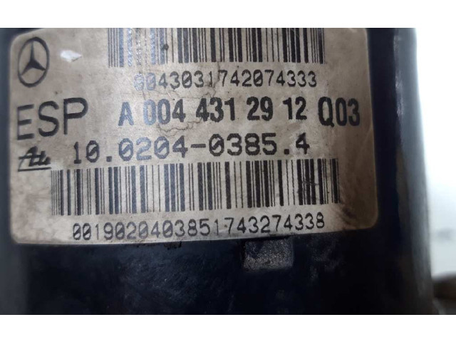 Jednotka ABS A0325459132, 10092515413   Mercedes-Benz C W203 2003