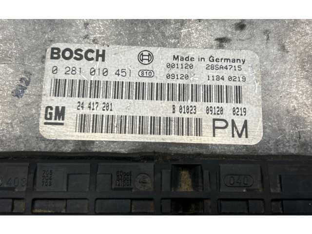 Řídící jednotka 28SA4715, 24417201   Opel Frontera B 2001