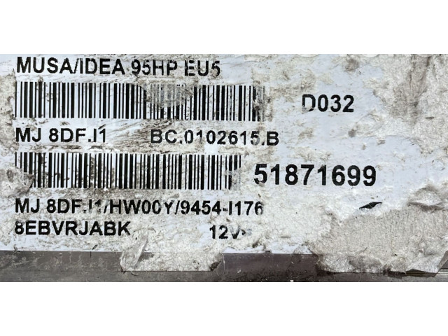 Řídící jednotka 51871699, 51871699   Lancia Musa 2010