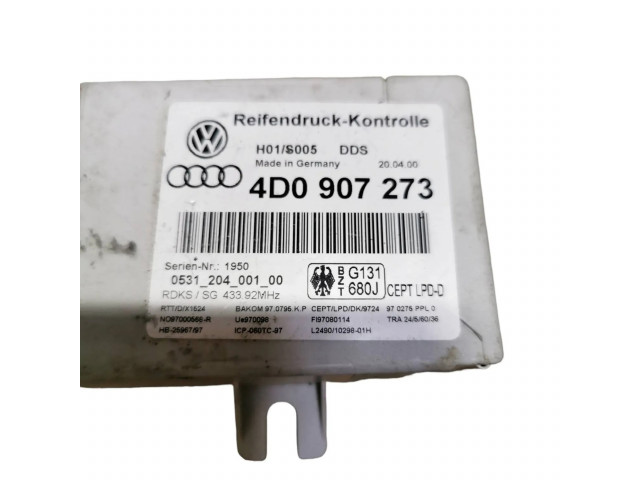 Блок управления 4D0907273, H01S005   Audi A8 S8 D3 4E