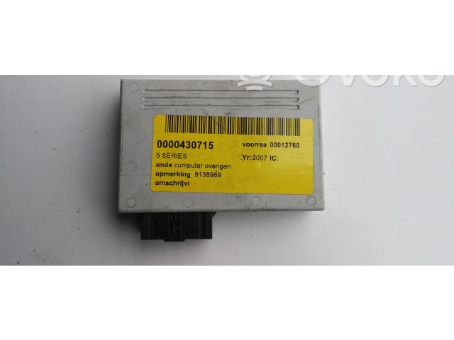 Řídící jednotka 9138969 80059001, 9138969 80059001   BMW M5 2006