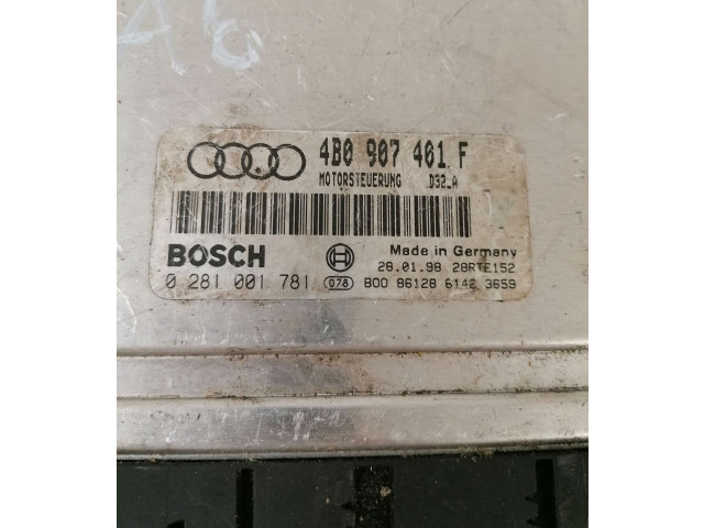 Řídící jednotka 4B0907401F, 0281001781   Audi A4 S4 B6 8E 8H 2002
